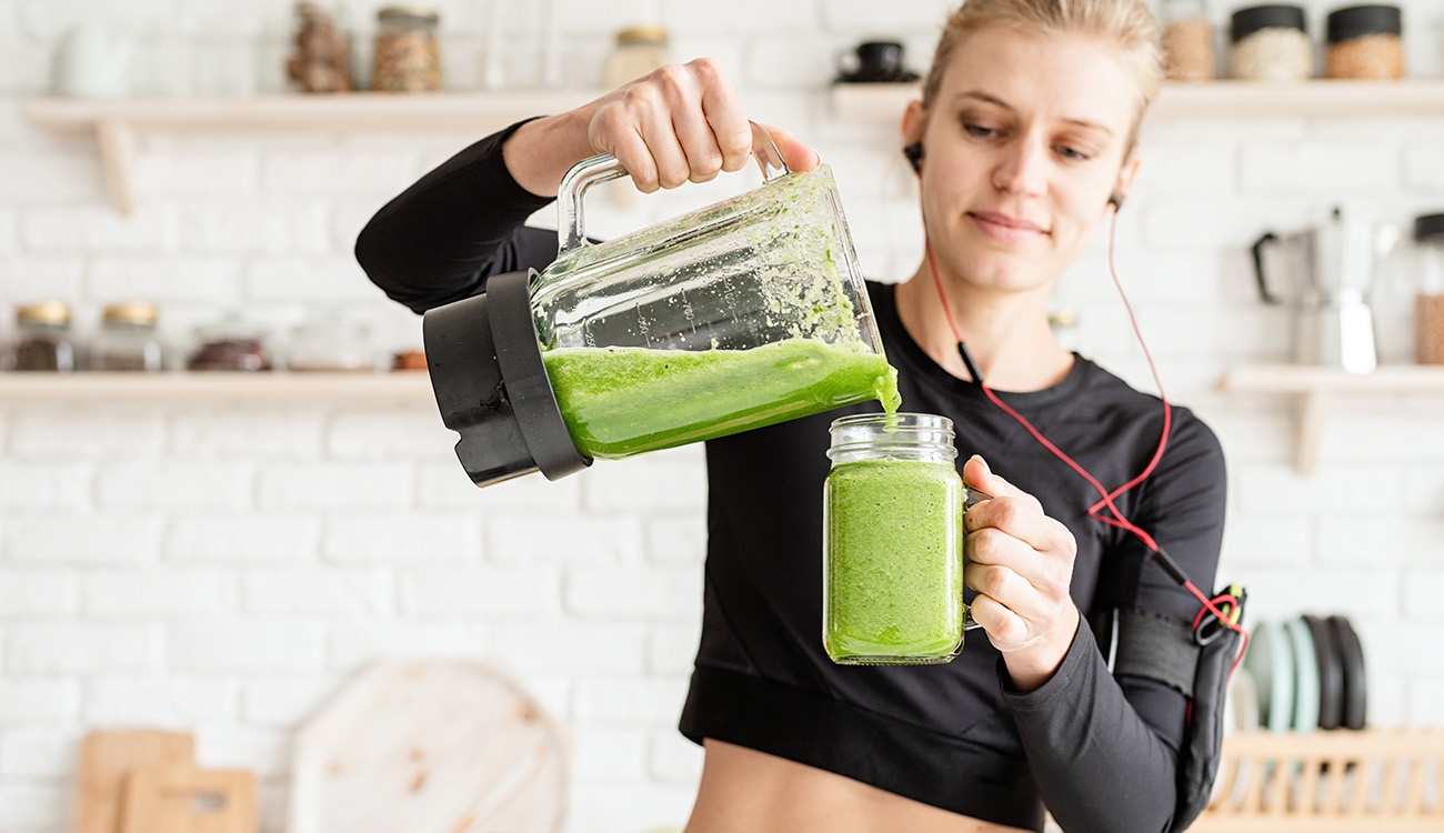 A Healthy Shamrock Protein Shake